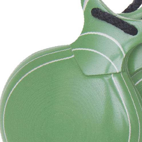 カスタネット キャプリーソ 緑の縞模様 白 | FlamencoExport